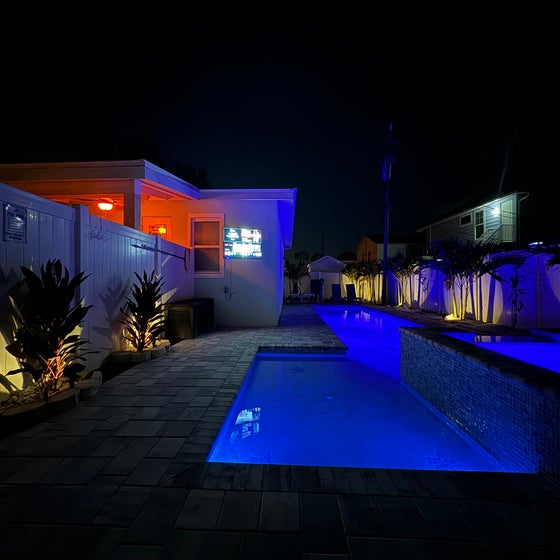 Pool at Night