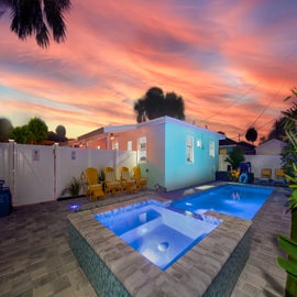 Stunning Pool with Spill Over Spa