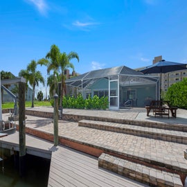 View from Dock to House